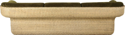 Basket Sofa - Fully Upholstered, 3-seater