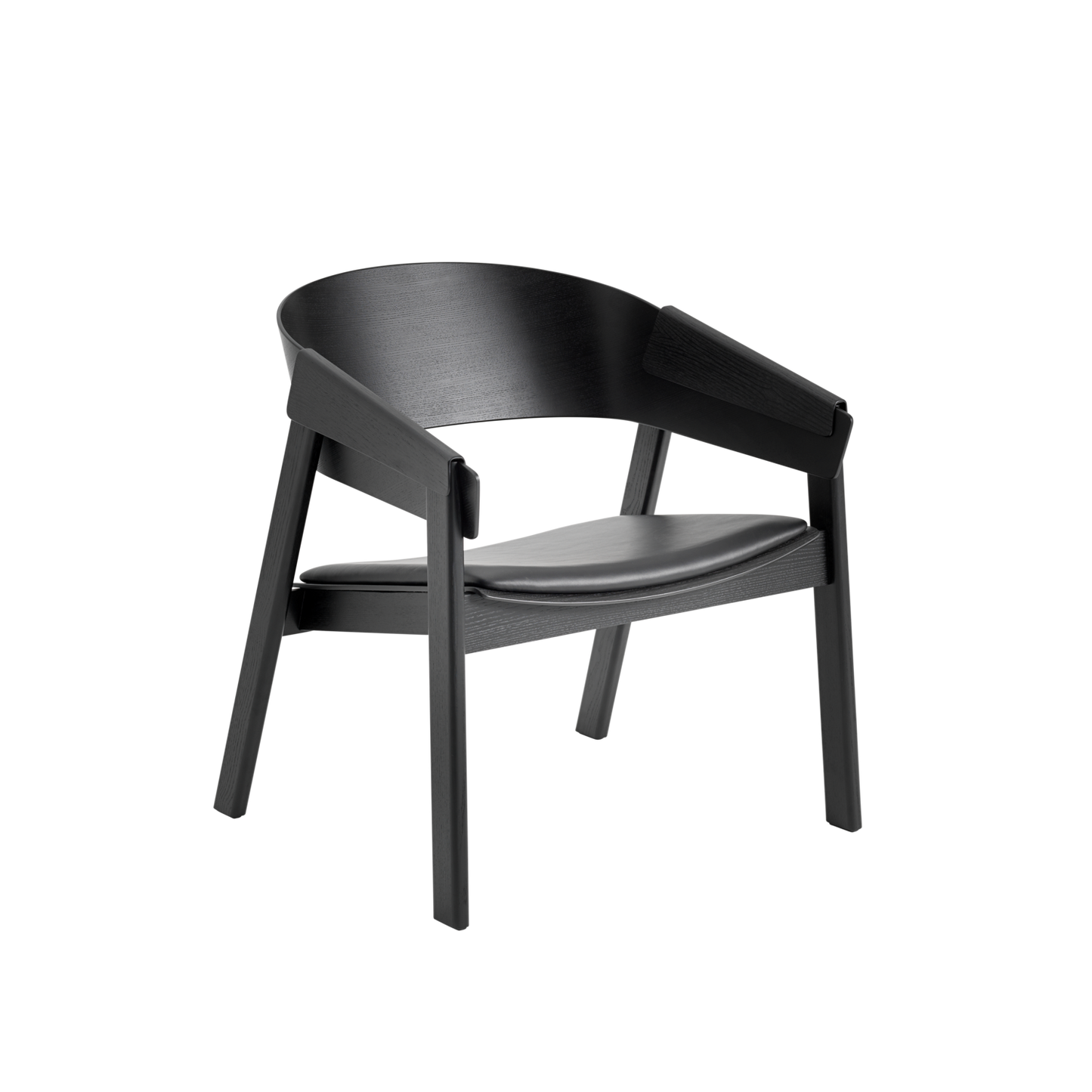 Cover Lounge Chair Upholstered Black
