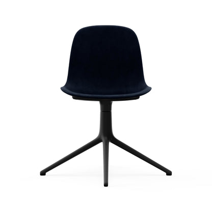 Form Chair Swivel 4L Full Uph. Black Alu