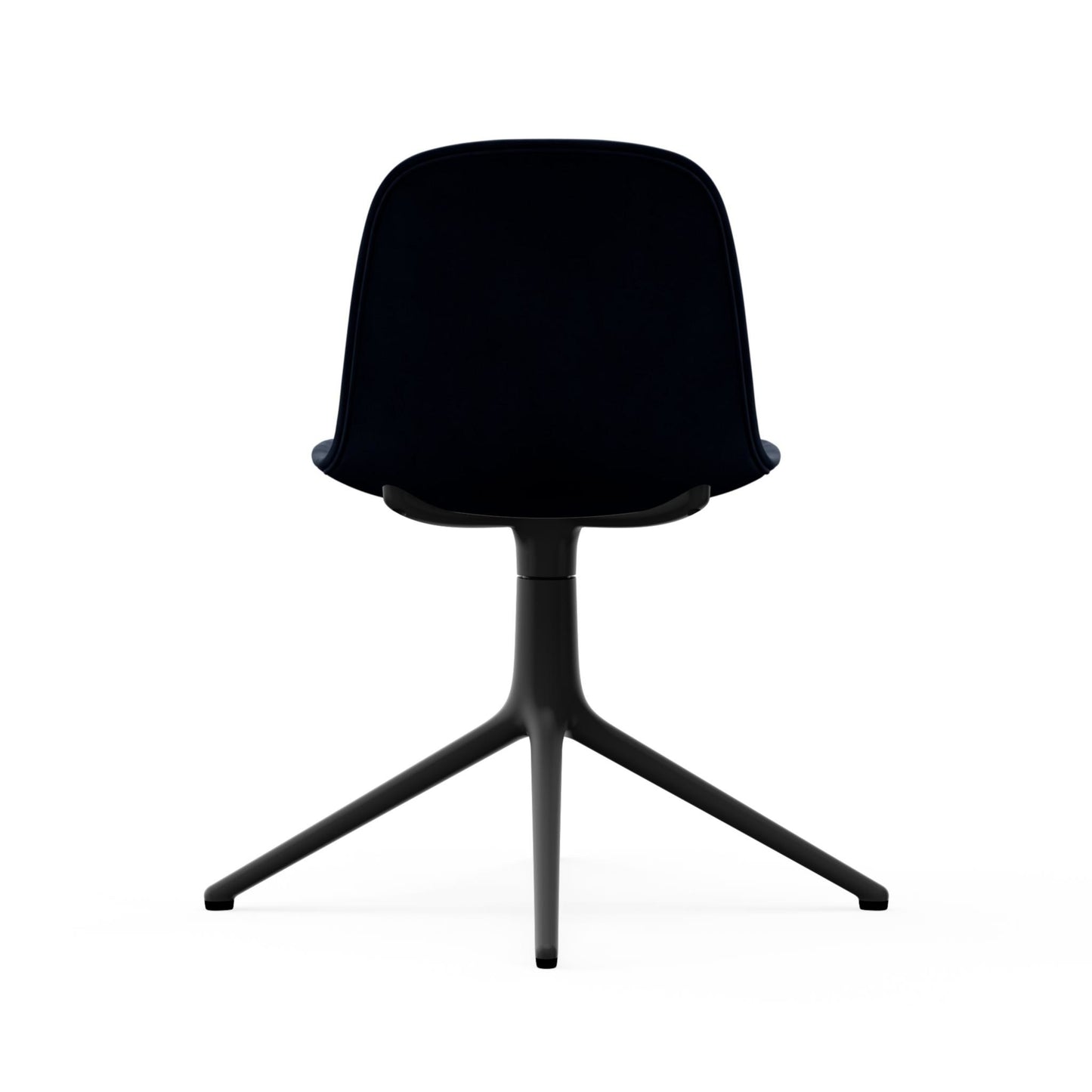 Form Chair Swivel 4L Full Uph. Black Alu