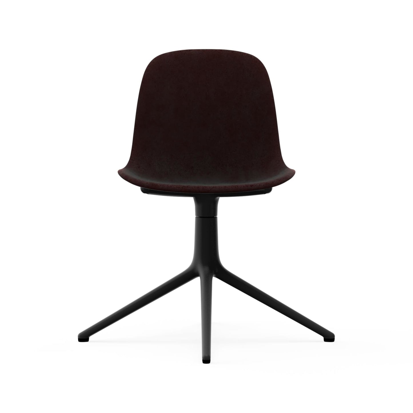 Form Chair Swivel 4L Full Uph. Black Alu