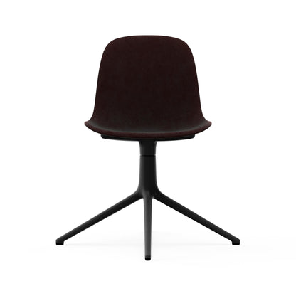Form Chair Swivel 4L Full Uph. Black Alu