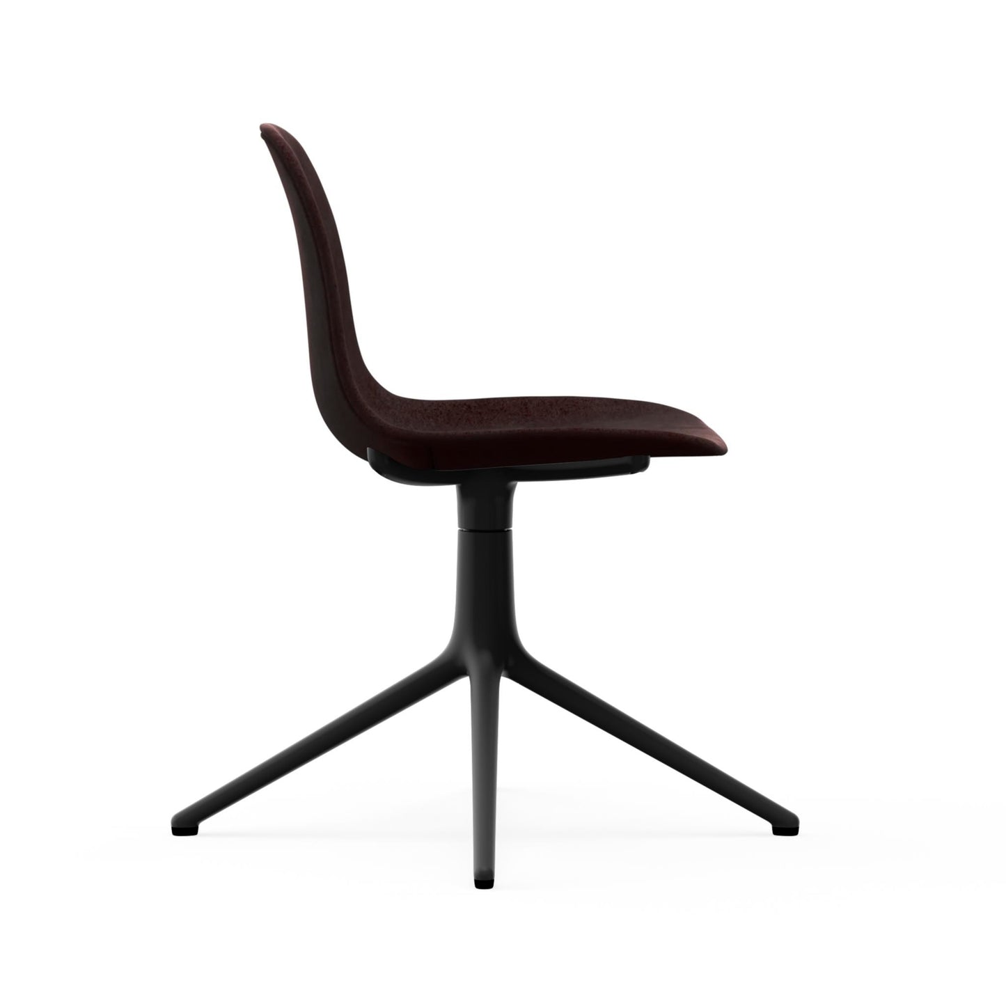 Form Chair Swivel 4L Full Uph. Black Alu