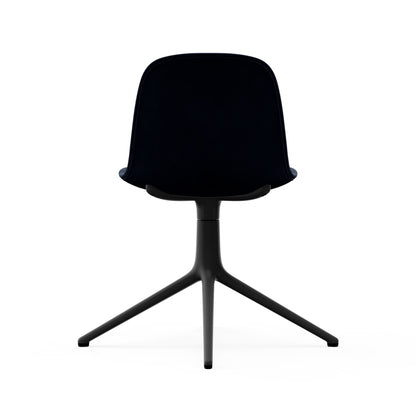 Form Chair Swivel 4L Full Uph. Black Alu