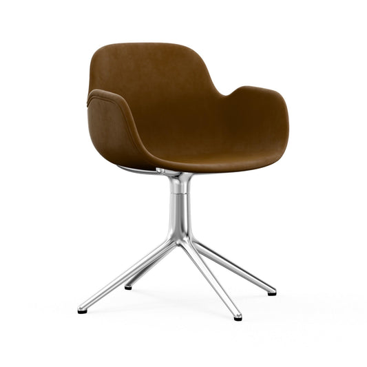 Form Armchair Swivel 4L Full Uph. Alu
