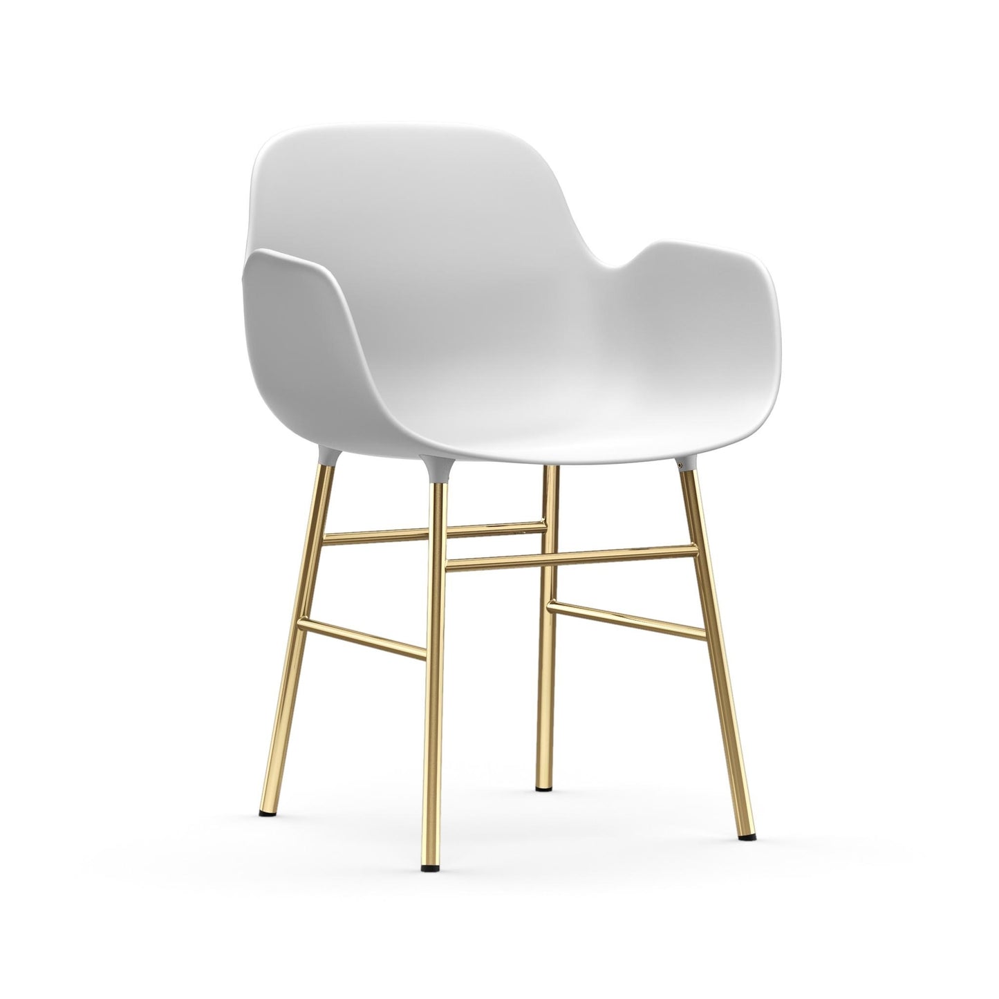 Form Armchair Brass