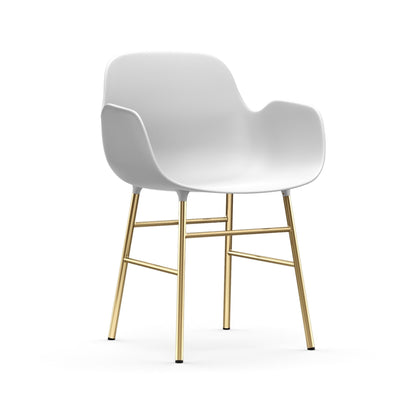 Form Armchair Brass