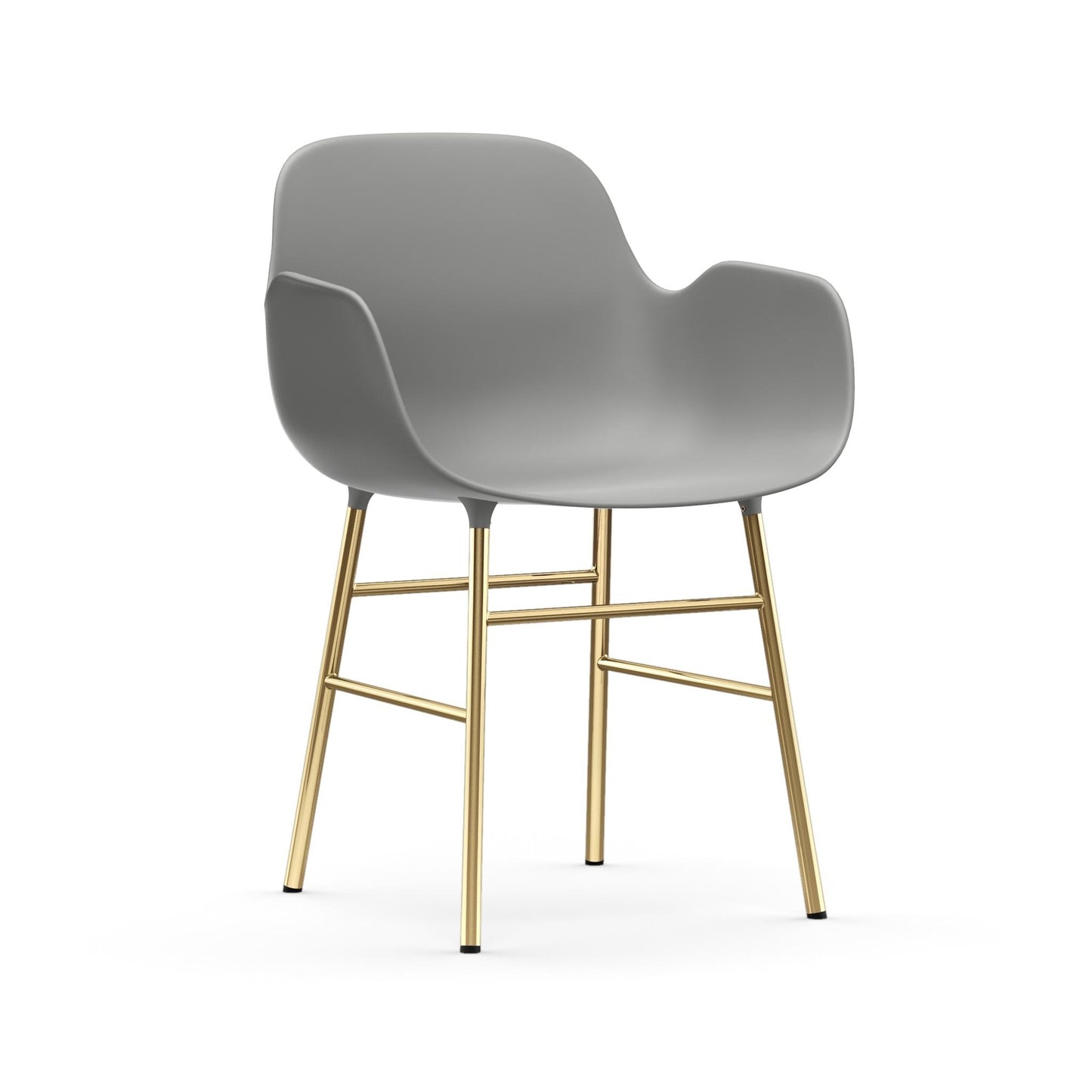 Form Armchair Brass