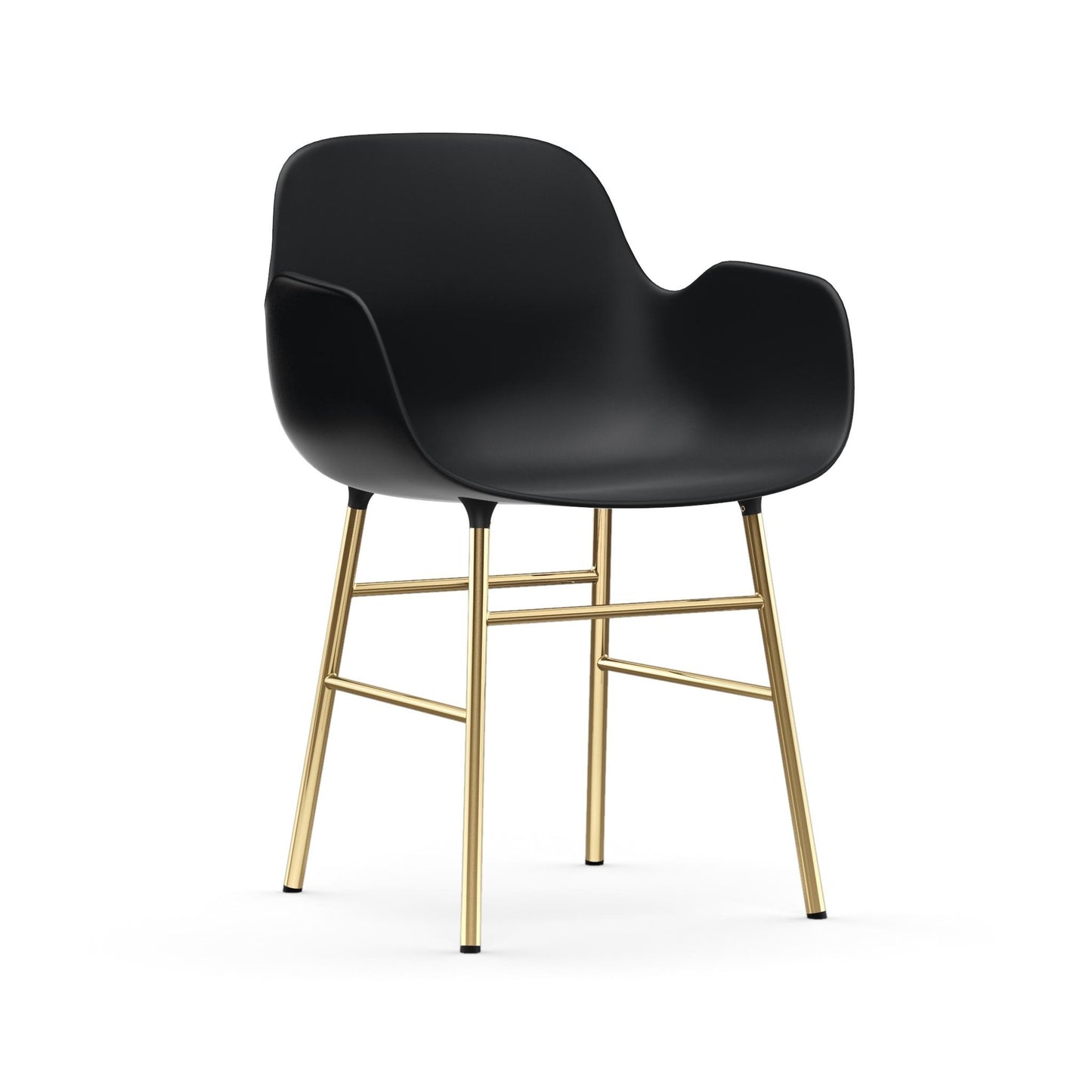Form Armchair Brass