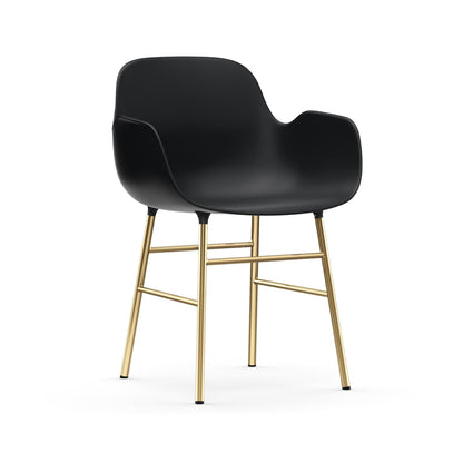 Form Armchair Brass