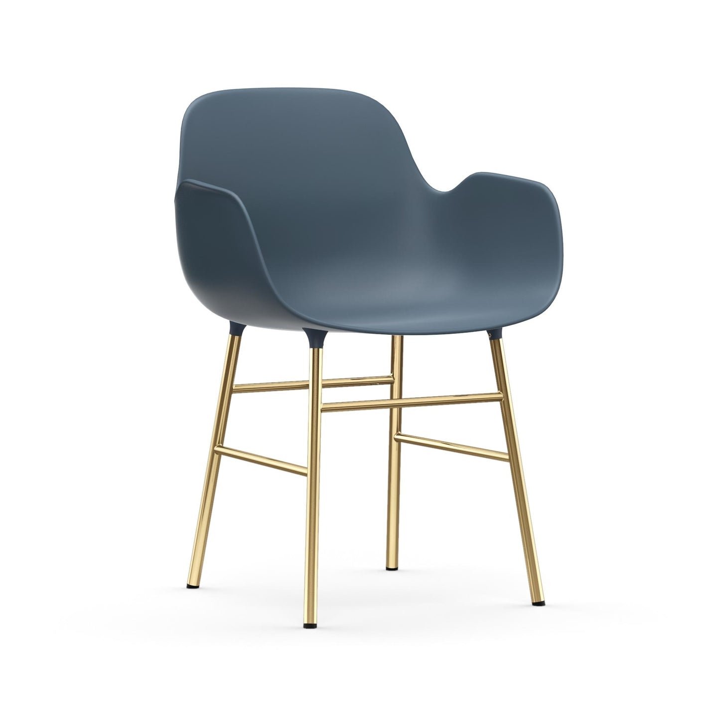 Form Armchair Brass