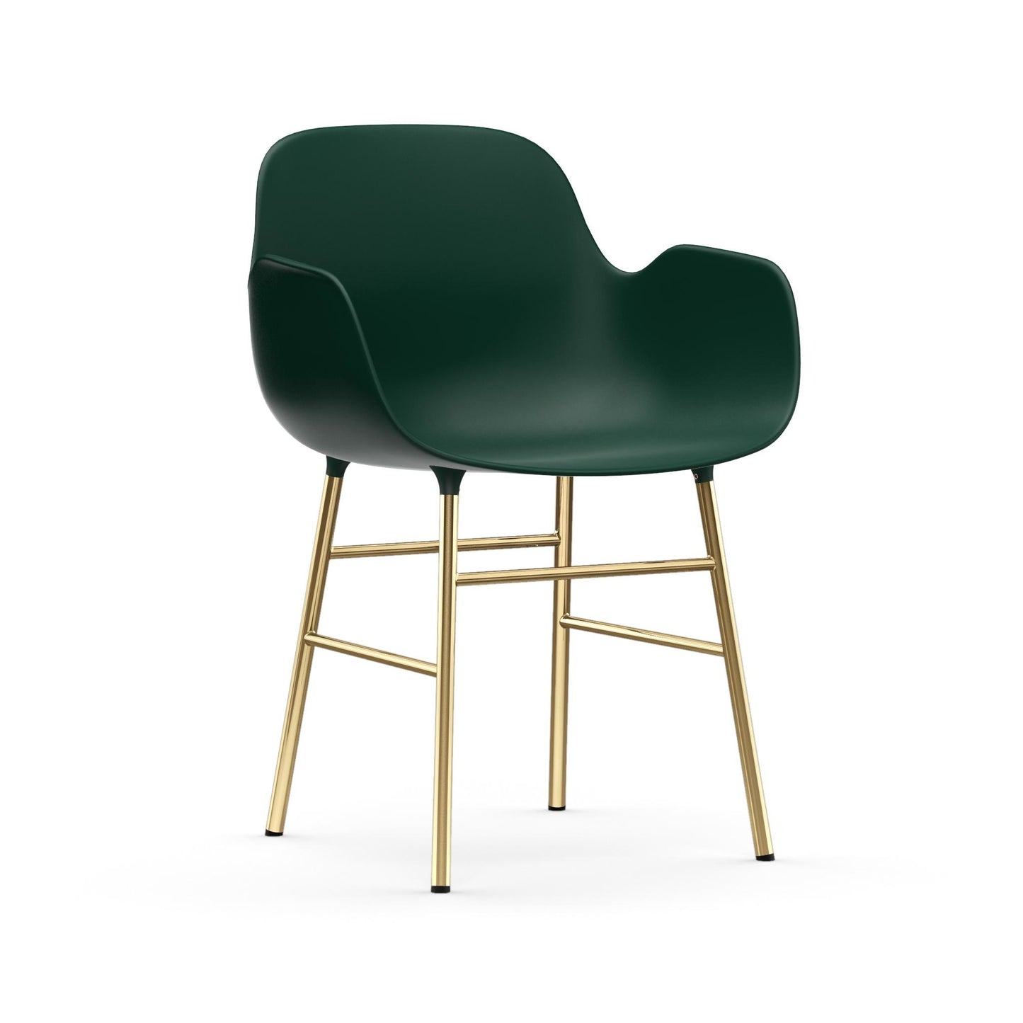 Form Armchair Brass