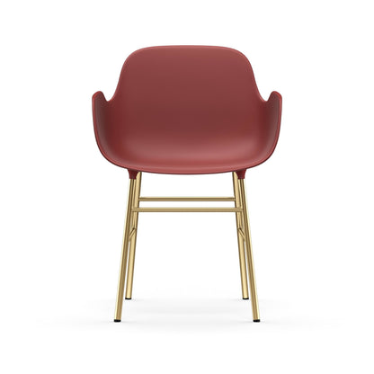 Form Armchair Brass
