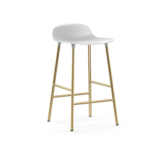 Form Barstool 65 cm Brass