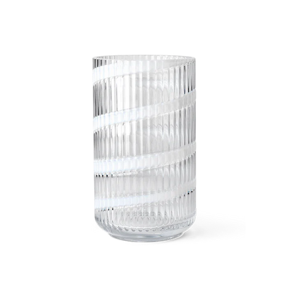 Porcelæn Lyngby Vase, Swirl White