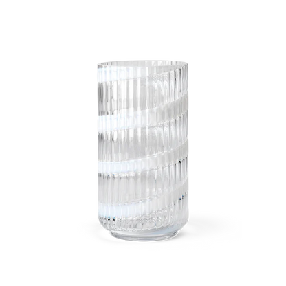 Porcelæn Lyngby Vase, Swirl White