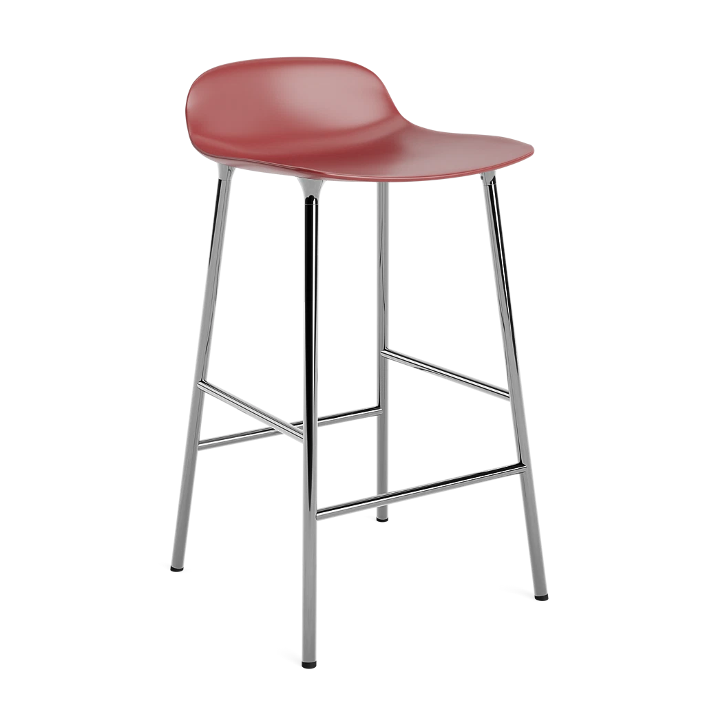 Form Barstool 75 cm Chrome