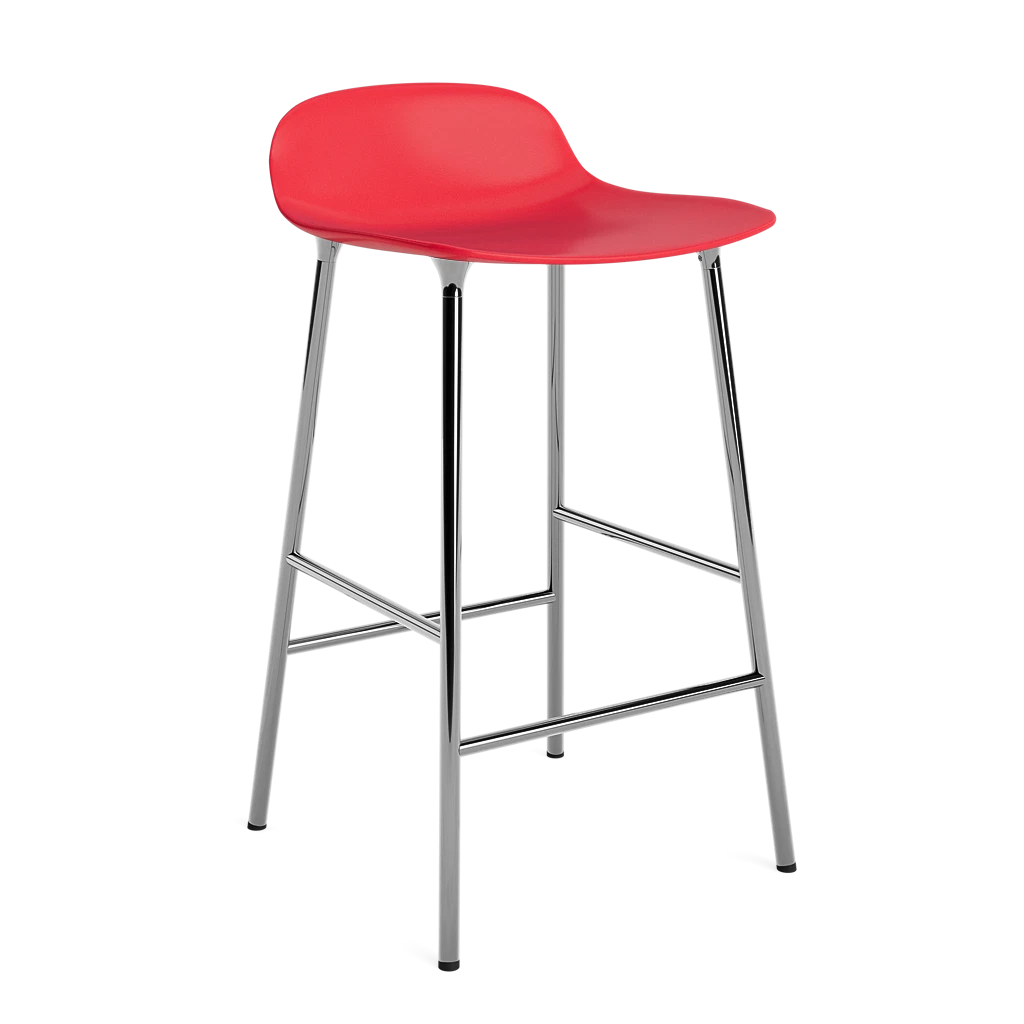 Form Barstool 75 cm Chrome