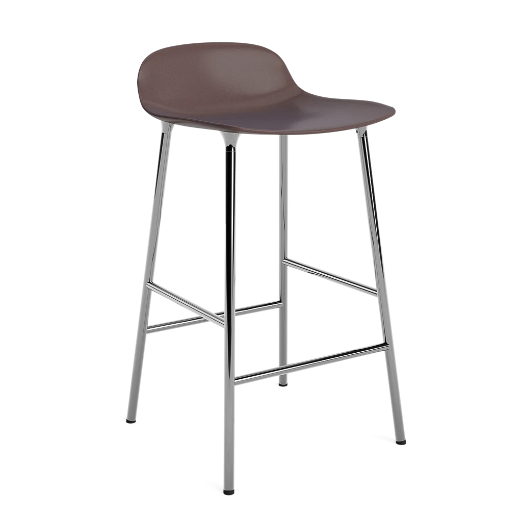 Form Barstool 75 cm Chrome