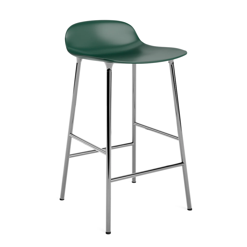 Form Barstool 75 cm Chrome