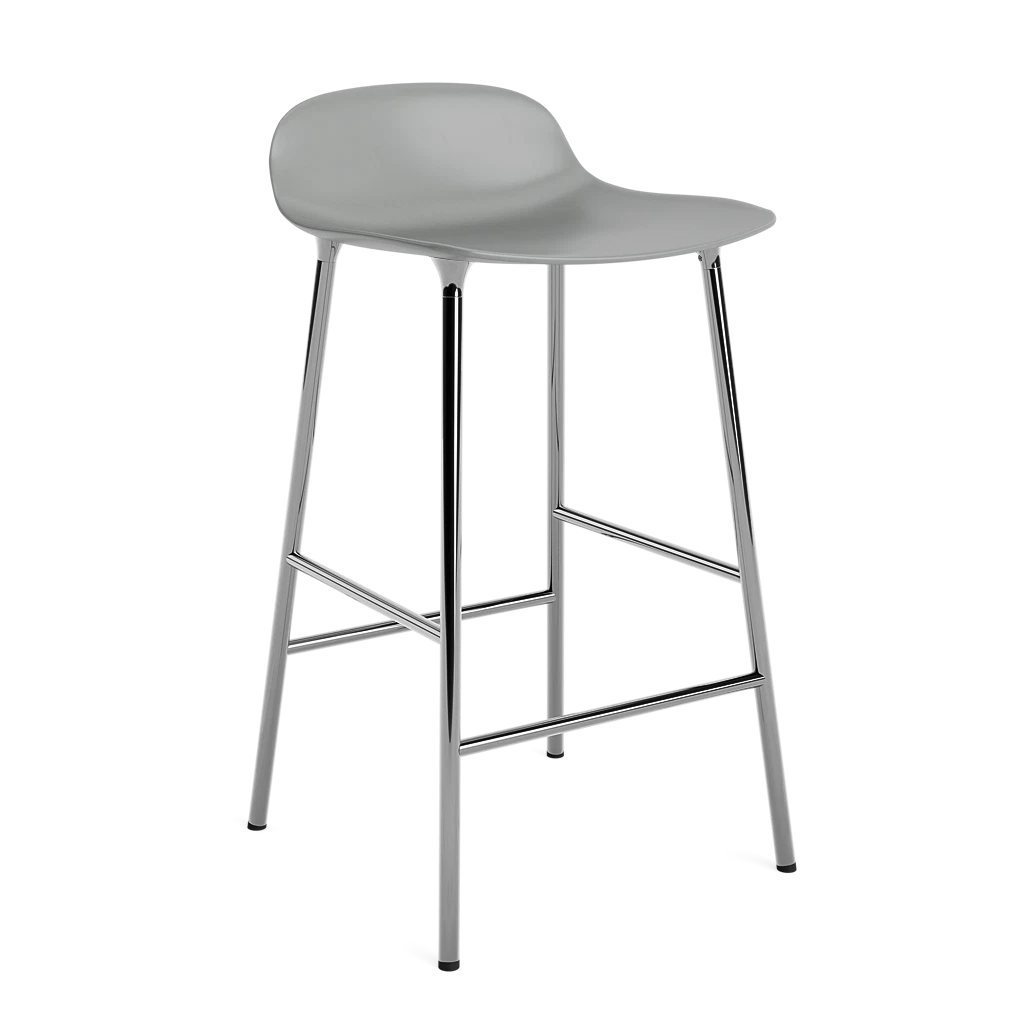 Form Barstool 75 cm Chrome