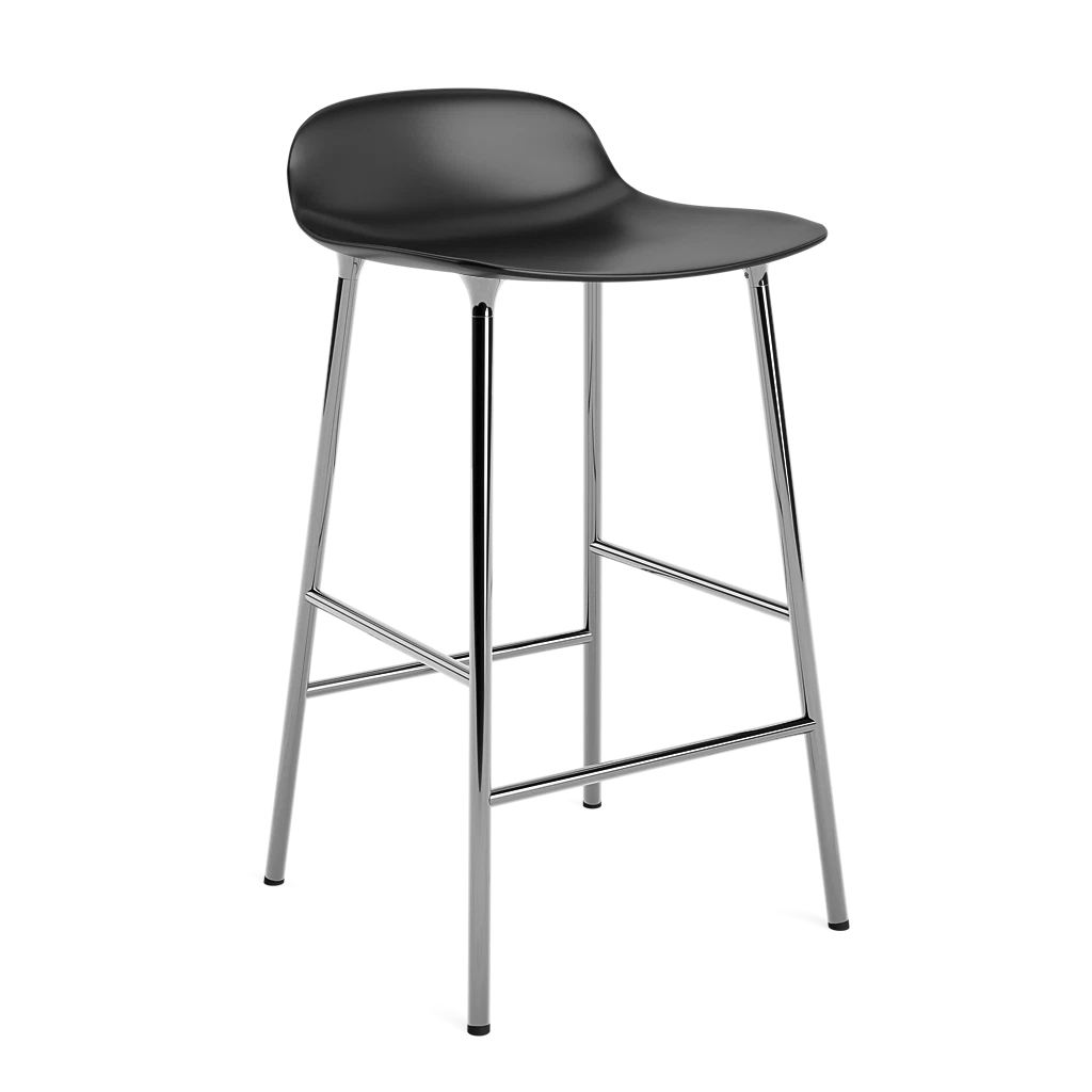 Form Barstool 75 cm Chrome