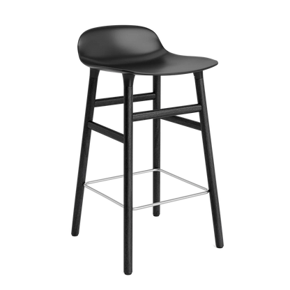 Form Barstool 65 cm Black Oak