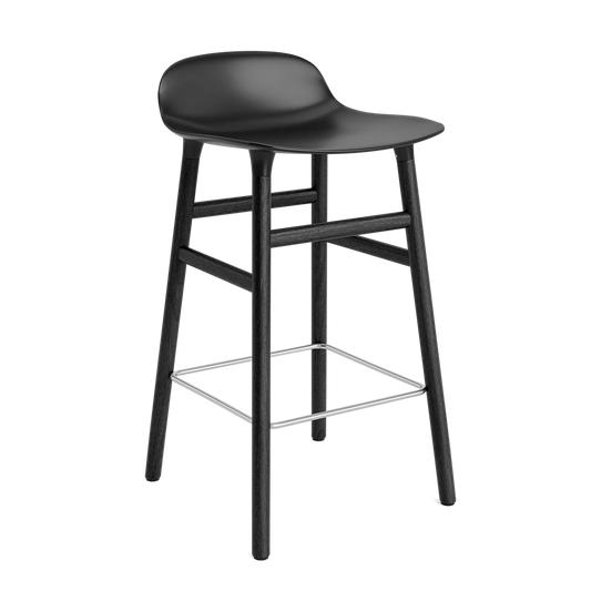 Form Barstool 65 cm Black Oak