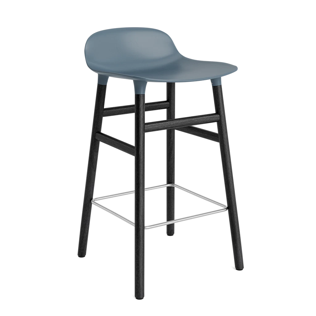 Form Barstool 65 cm Black Oak