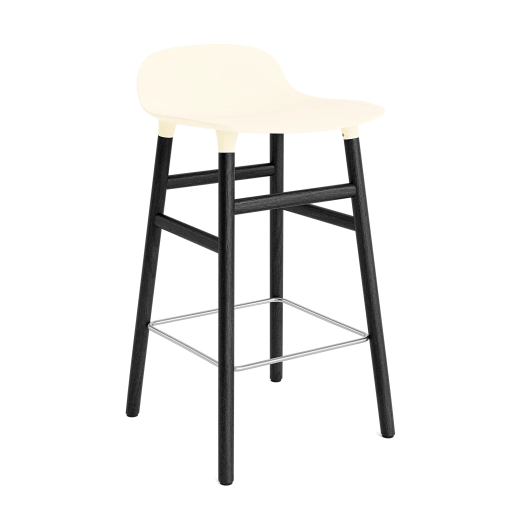 Form Barstool 65 cm Black Oak