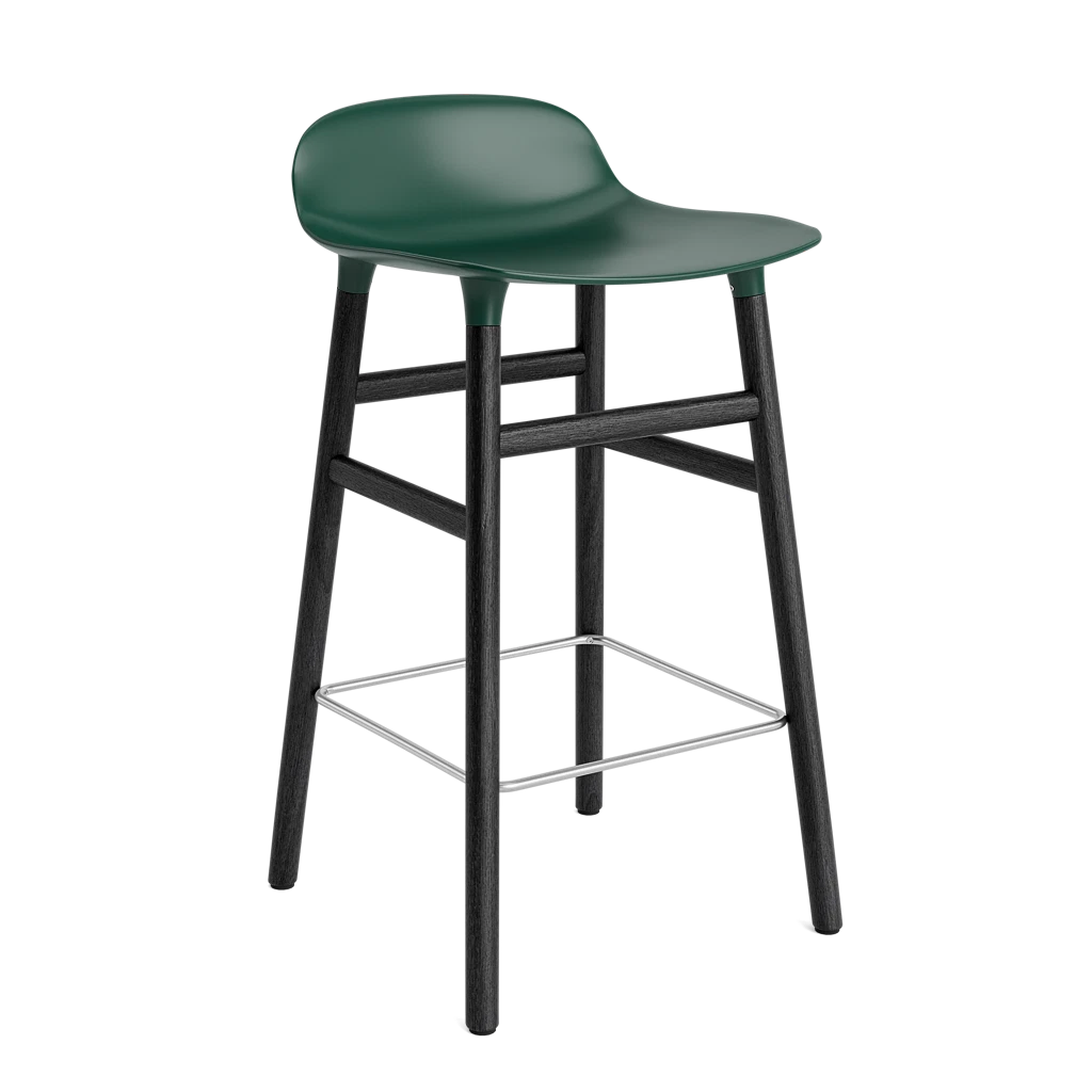 Form Barstool 65 cm Black Oak