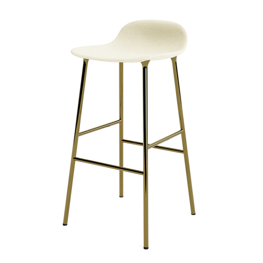 Form Barstool 75 cm Full Upholstery Brass