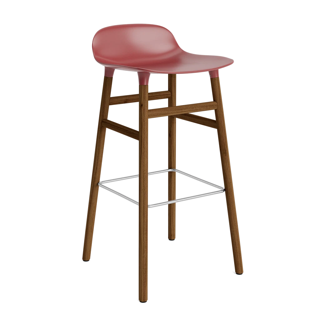 Form Barstool 75 cm Walnut