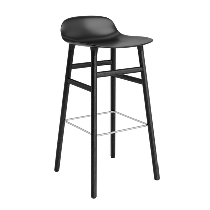 Form Barstool 75 cm Black Oak