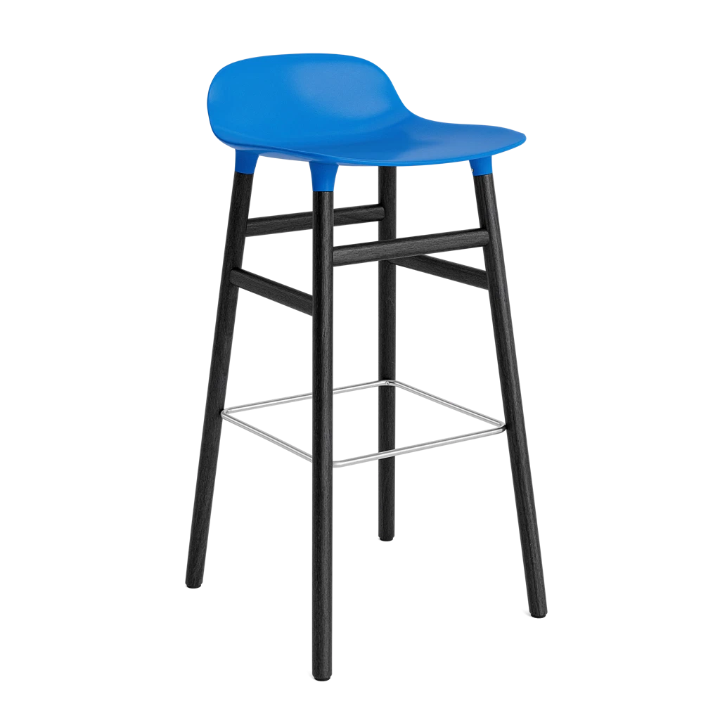 Form Barstool 75 cm Black Oak