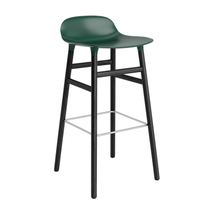 Form Barstool 75 cm Black Oak