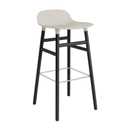 Form Barstool 75 cm Black Oak