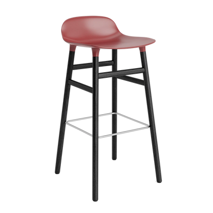 Form Barstool 75 cm Black Oak