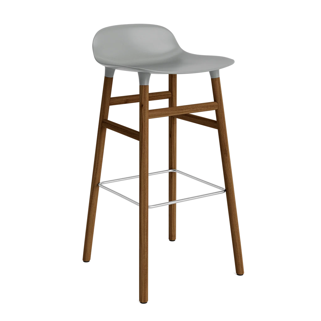 Form Barstool 75 cm Walnut