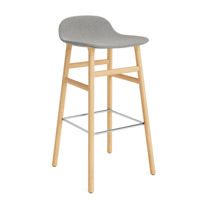 Form Barstool 75 cm Full Upholstery Oak