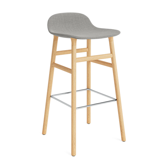 Form Barstool 75 cm Full Upholstery Oak