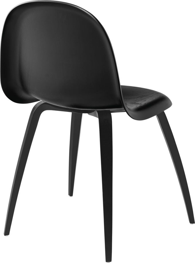3D Dining Chair - Un-Upholstered, Wood base