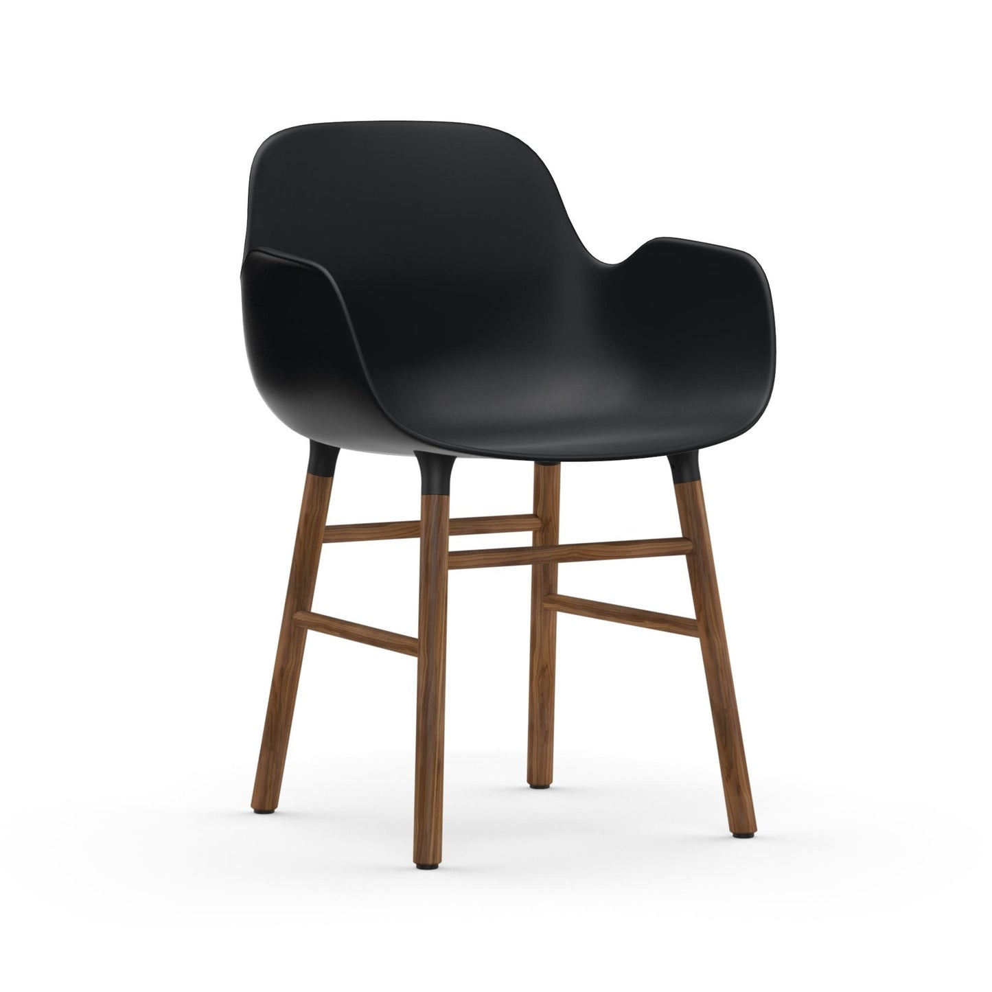 Form Armchair Walnut