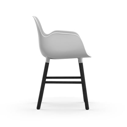Form Armchair Black Oak