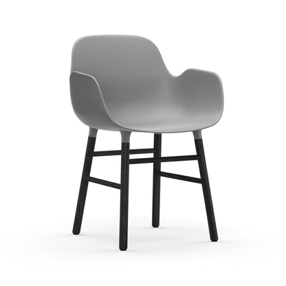 Form Armchair Black Oak