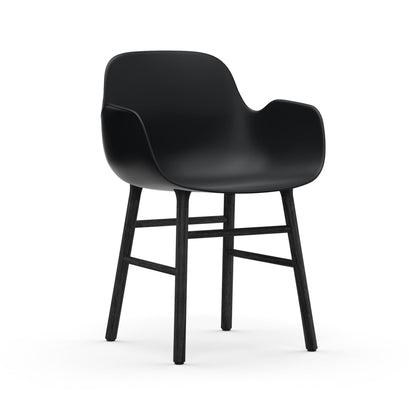 Form Armchair Black Oak