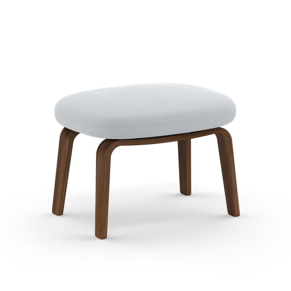Era Footstool Walnut