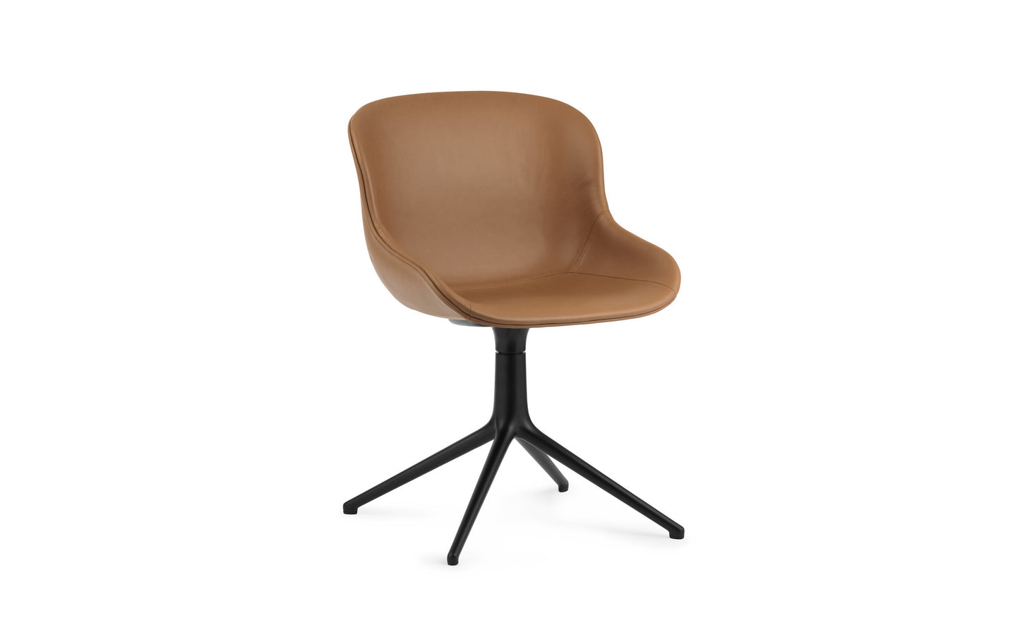 Hyg Chair Swivel 4L Front Upholstery Black Alu