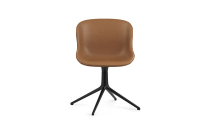 Hyg Chair Swivel 4L Front Upholstery Black Alu