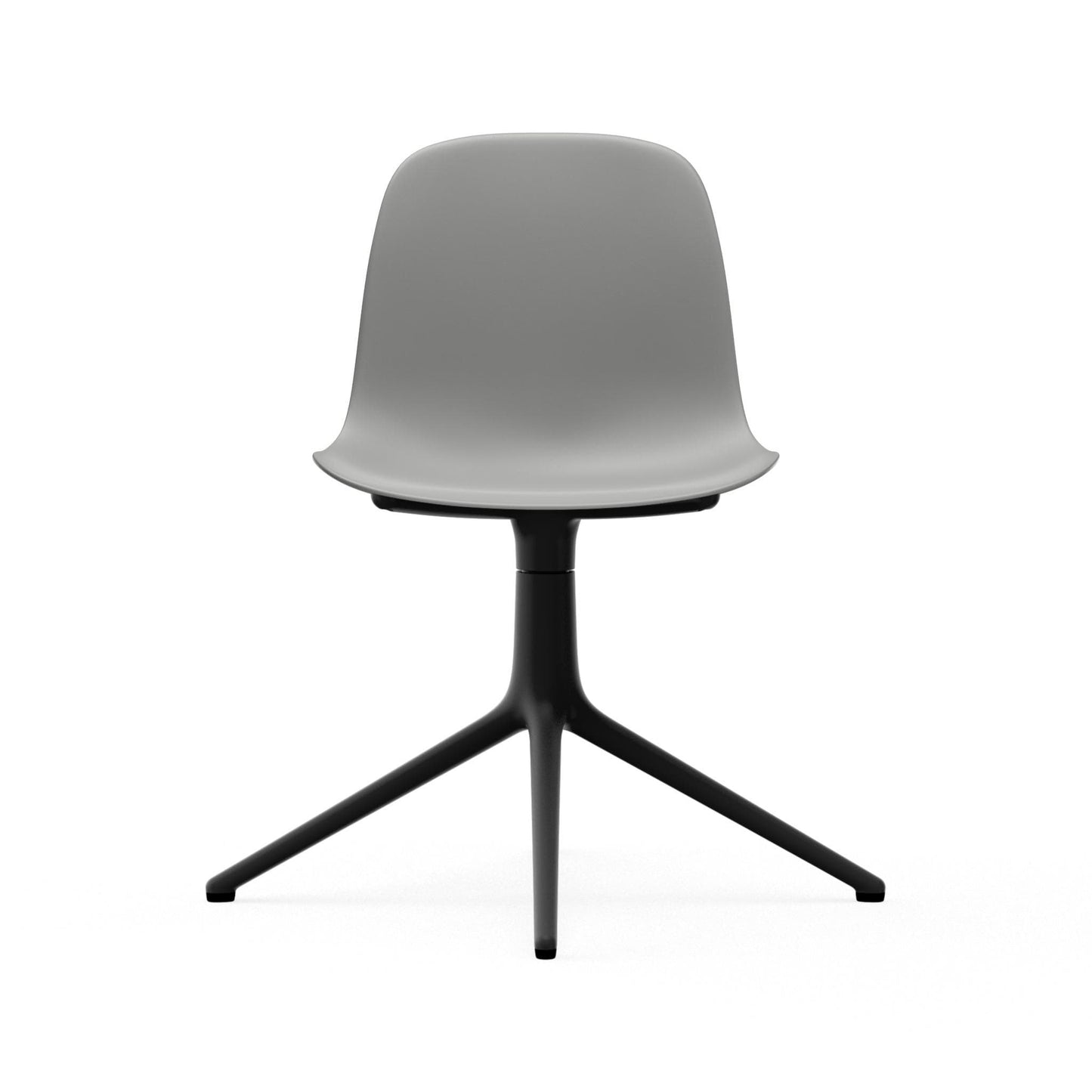 Form Chair Swivel 4L Black Alu